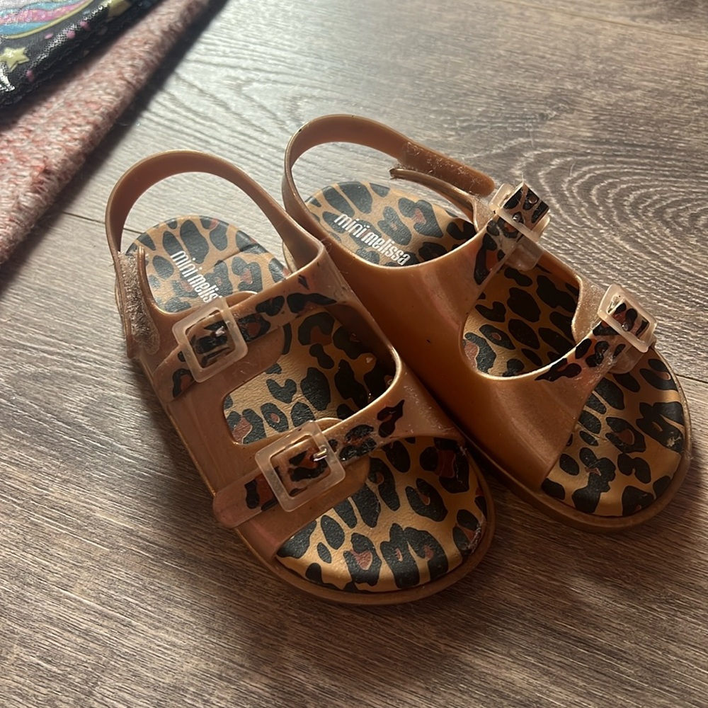 Mini Melissa girls sandals size 9